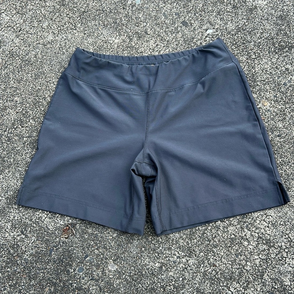 Lucy tech athletic/running shorts, charcoal grey, size M